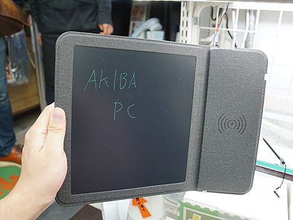 電子メモ機能を備えたマウスパッドがサンコーから スマホのワイヤレス充電もok Akiba Pc Hotline