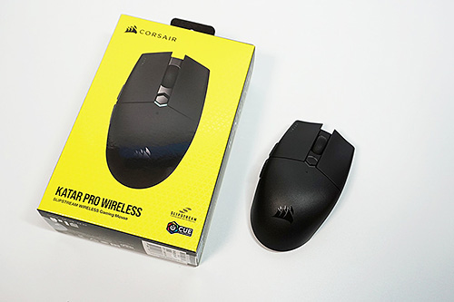 単3電池込みで重量わずか96g 軽量ワイヤレスゲーミングマウス Corsair Katar Pro Wireless を試してみた Akiba Pc Hotline