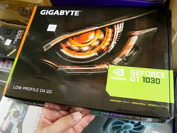 ロープロファイル対応のgeforce Gt 1030がgigabyteから 1スロット厚 Akiba Pc Hotline