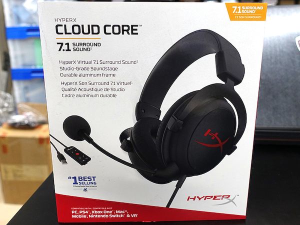 仮想7 1ch対応のゲーミングヘッドセット Cloud Core 7 1 がhyperxから 価格は7 980円 Akiba Pc Hotline