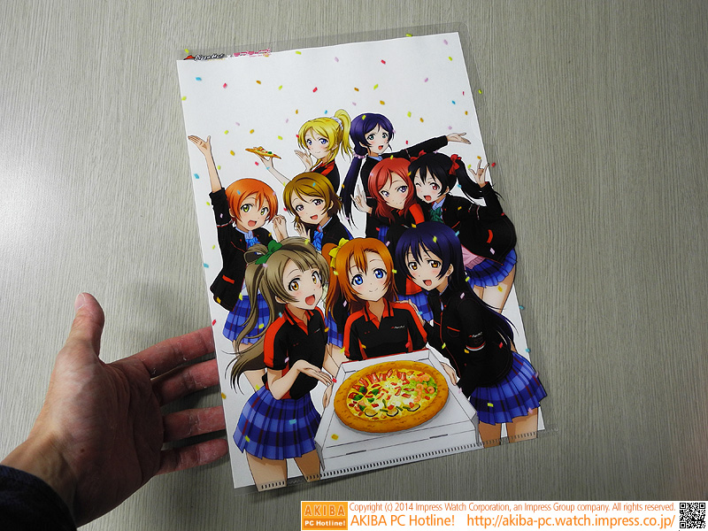 ラブライブ ピザハットのコラボピザを注文してみた 取材中に見つけた なもの Akiba Pc Hotline