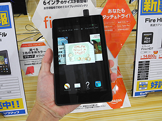 6インチのamazon製タブレット Fire Hd 6 が発売 展示デモも開始 Akiba Pc Hotline