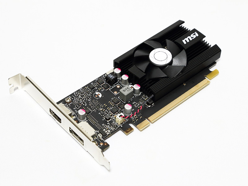 ローエンドで4K×2画面出力ができるMSIの「GeForce GT 1030 2G LP OC