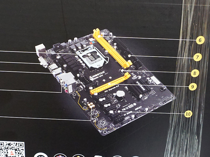 ビデオカードを6枚挿せるマイニング向けマザー「TB250-BTC」が店頭販売