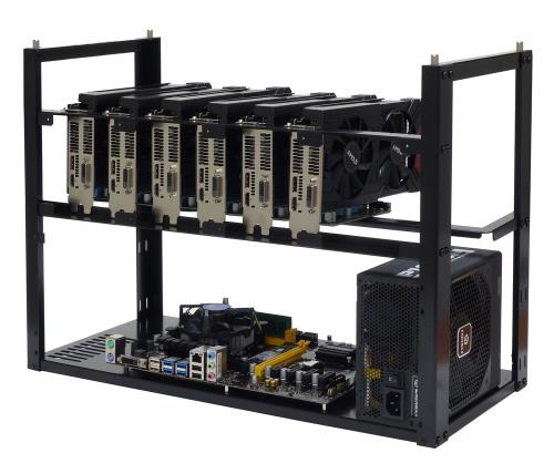 ProjectM マイニング用フレーム PM-MINING-F マイニング用フレーム」がProjectMから登場、ビデオカード×8枚に