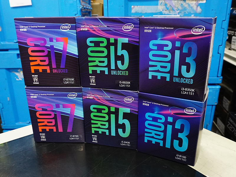 Intelの最新CPU「Coffee Lake-S」が遂に発売、注目のCore i7-8700Kは税込47,980円 - AKIBA PC