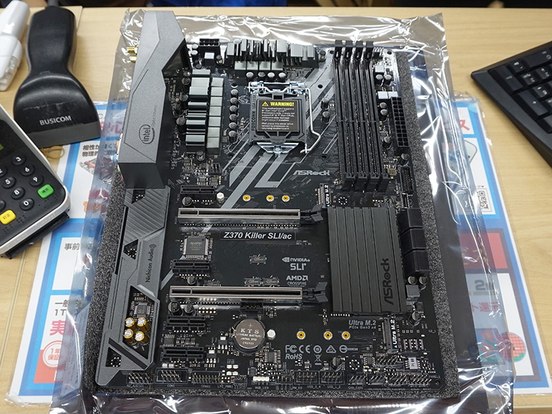 ASRock Z370 Killer SLI/AC Motherboard Intel Z370 LGA1151 DDR4 ATX M.2 DVI-D HDMI 