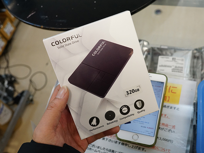 実売9,980円、Colorful製2.5インチSSD「SL500」の320GBが発売 - AKIBA