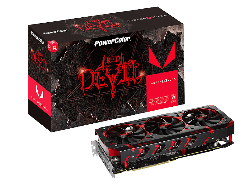 オリジナルクーラー搭載のRadeon RX Vega 64が初登場、PowerColor製で