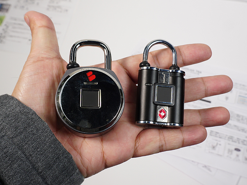 指紋で解錠できる南京錠「TouchLock」が店頭入荷、価格は8,980円  