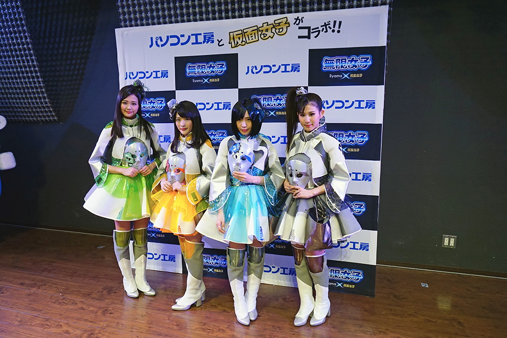 無限女子(仮面女子)Tシャツ 黒 画像9.jpg