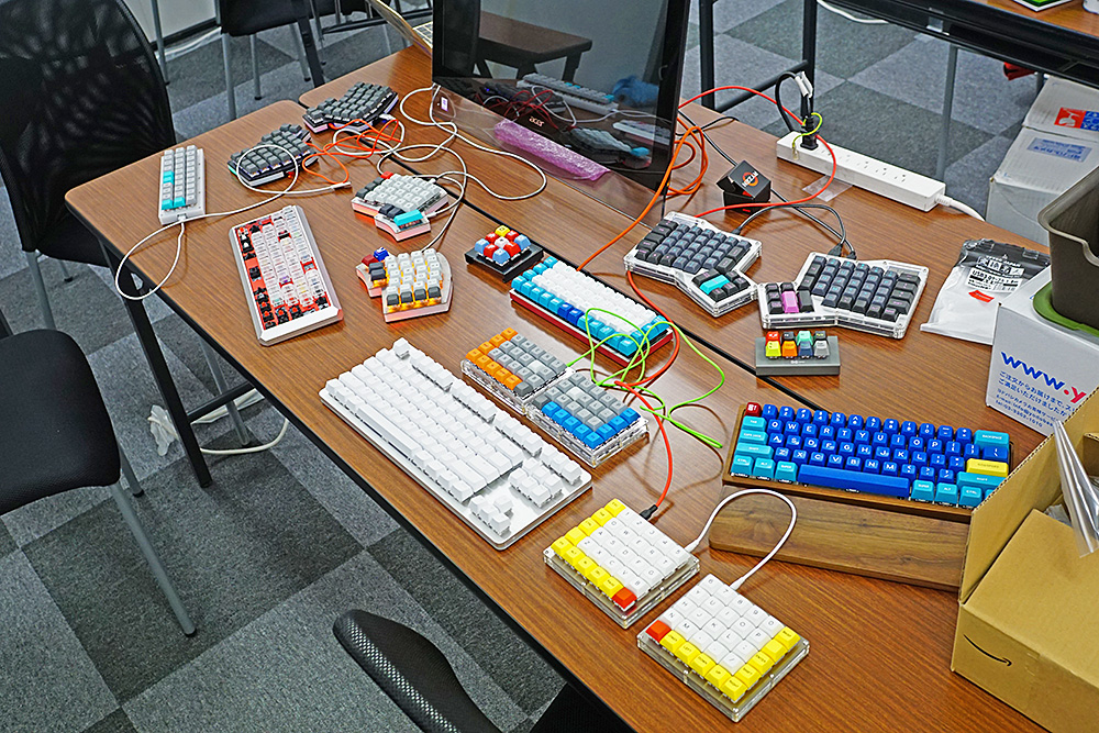 キーボード自作教室が開催、軸・色・機能など全てにこだわった