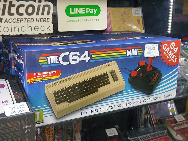 懐かしのコモドール64型ゲーム機“THE C64 Mini”が再入荷 （取材中に