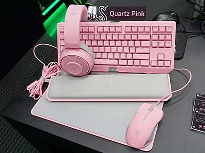 Razerのゲーミングデバイスにキュートなピンク色 Quartz Edition が登場 Akiba Pc Hotline