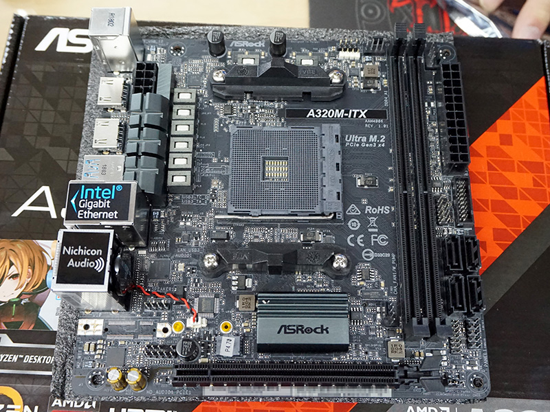 ASRock AMD A320M-ITX mini ITX マザーボード