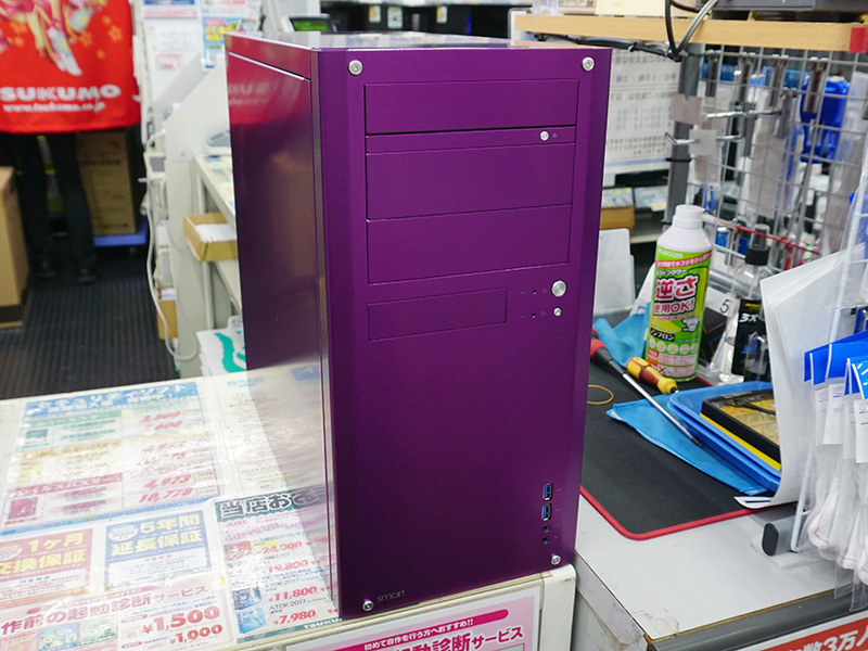 アビー製ミドルタワー「smart J07R」のパープルモデルが店頭入荷 - AKIBA PC Hotline!