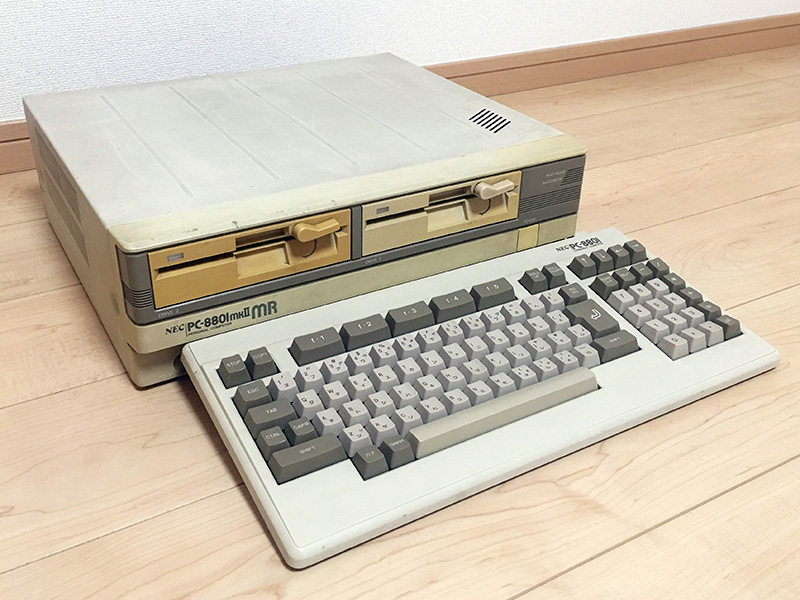 5インチ2HDドライブを搭載し、PC-88シリーズに新たな流れを作った「NEC