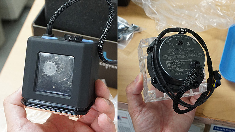 ポンプとリザーバーが一体になった水冷CPUブロックがAlphacool ポンプとリザーバーが一体になった水冷CPUブロックがAlphacool