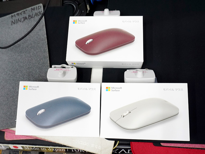 タイプ カバーとお揃いの色が選べる Surface モバイル マウス が発売 Akiba Pc Hotline