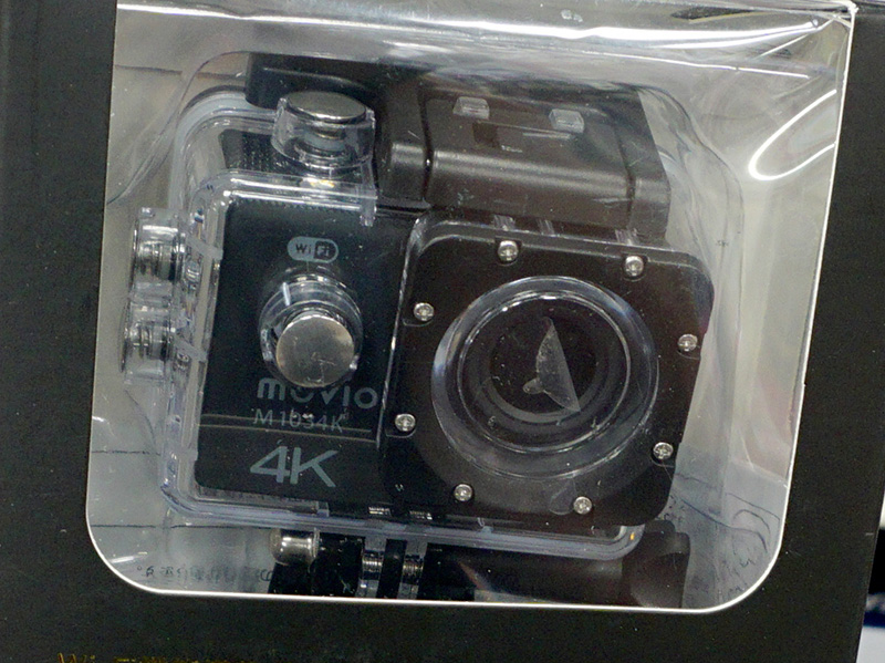 7,480円の4Kアクションカメラ「M1034K」が発売、Wi-Fi接続にも対応 