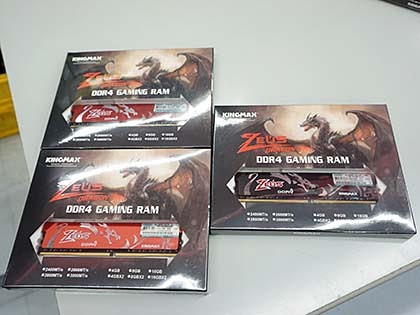 ドラゴン柄のDDR4 OCメモリ「Zeus Dragon DDR4 Gaming RAM」が発売
