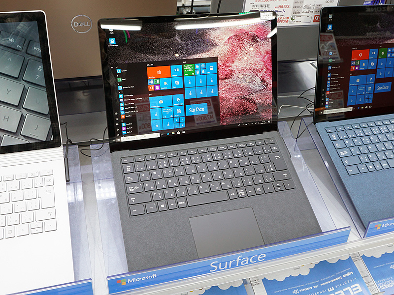 MSの最新ノートPC「Surface Laptop 2」が発売、13.5型で第8世代Core 