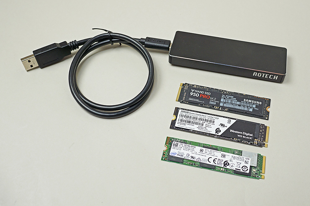 QLC SSDやケーブルで速度は変わる？NVMe対応M.2 SSD外付けケースでいろいろ試してみた - AKIBA PC Hotline!