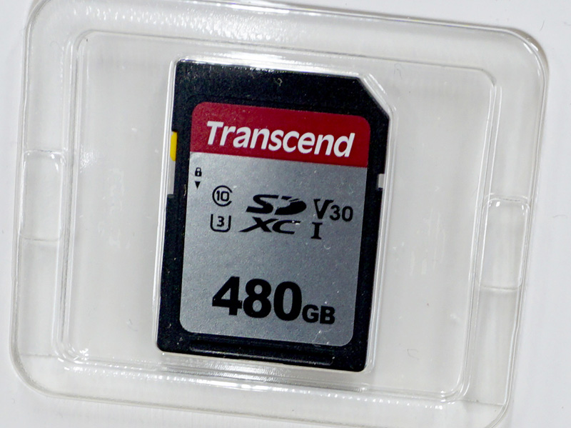 Transcend TS480GSDC300S SDカード　480GB