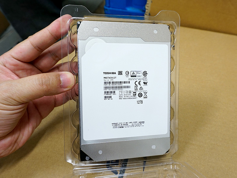 TOSHIBA 12TB MN07ACA12T 3.5inch HDD - PCパーツ