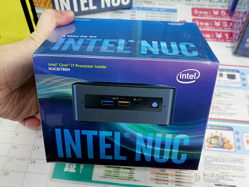 最新Intel NUC「BEAN CANYON」が計4モデル発売、Core i7/i5は4コア8