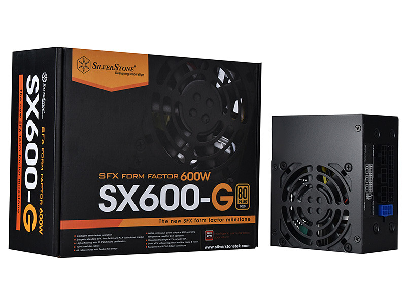 容量600WのSFX電源「SX600-G」に冷却性能向上版、SilverStone製 ...