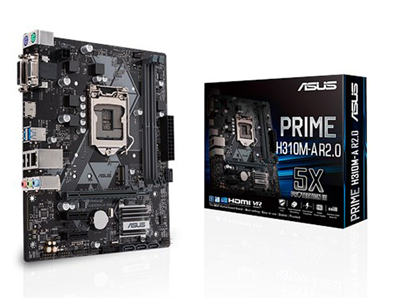 ASUSのH310マザー「PRIME H310M-A R2.0」が発売、価格は7,480円