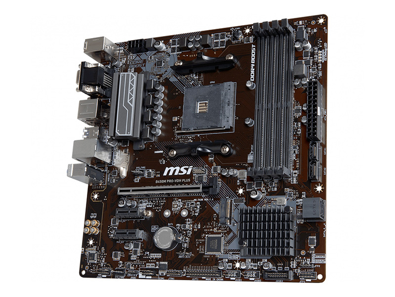 B450搭載のRyzen用microATXマザー「B450M PRO-VDH PLUS」が発売