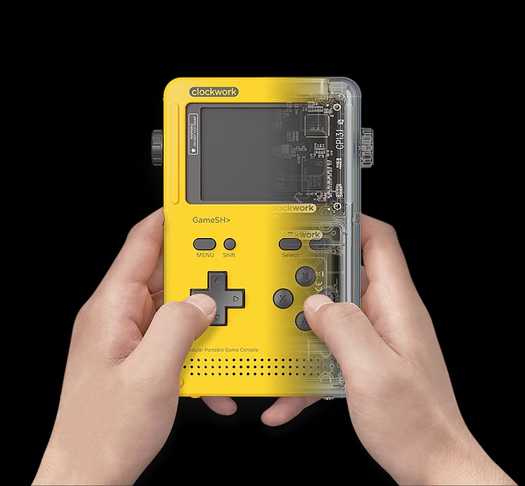 プラモデル感覚で作れる携帯ゲーム機自作キット「GameShell kit」が 