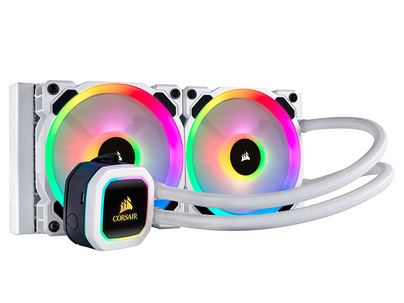 CORSAIR製水冷クーラーのホワイトモデル「H100i RGB PLATINUM SE」が