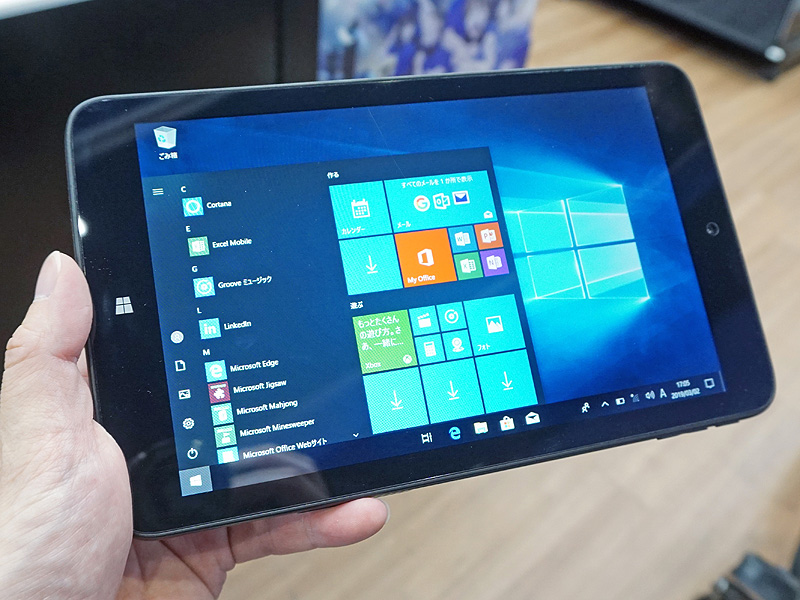 ドスパラの8型Windows 10タブレット「DG-D08IW2SL」が店頭入荷、4GB 