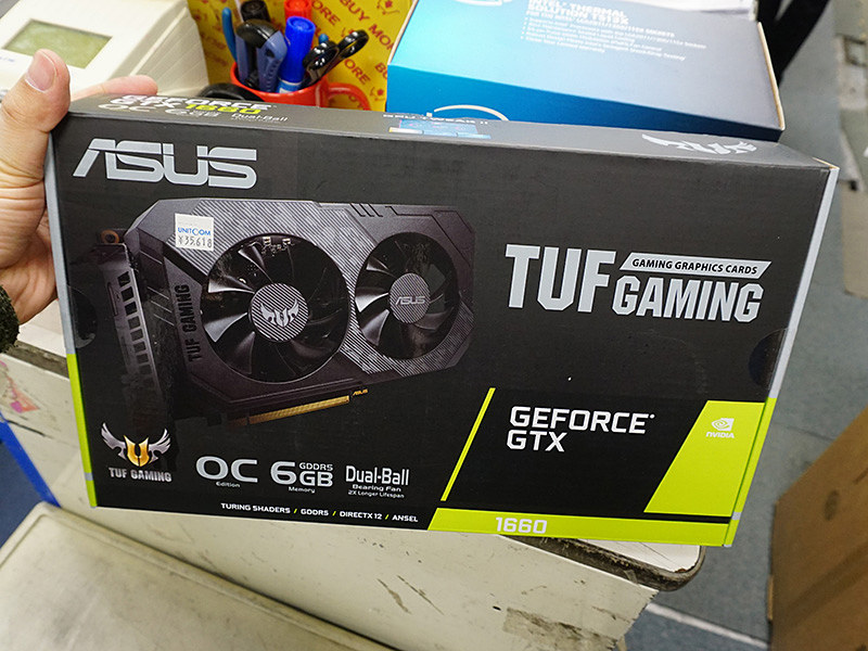 ASUS TUF GamingブランドのGeForce GTX 1660が登場、高耐久仕様