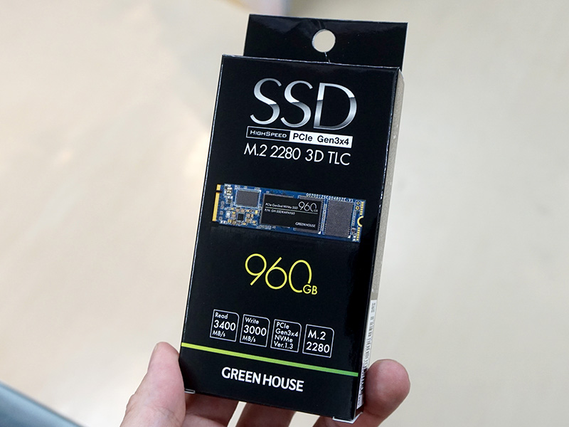 リード3 400mb Sの安価なnvme Ssdがグリーンハウスから 480gbは実売9 980円 Akiba Pc Hotline