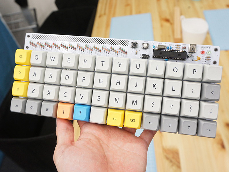 4行×12列48キーのキーボード自作キット「Plaid」が店頭入荷 4行×12列48キーのキーボード自作キット「Plaid」が店頭入荷