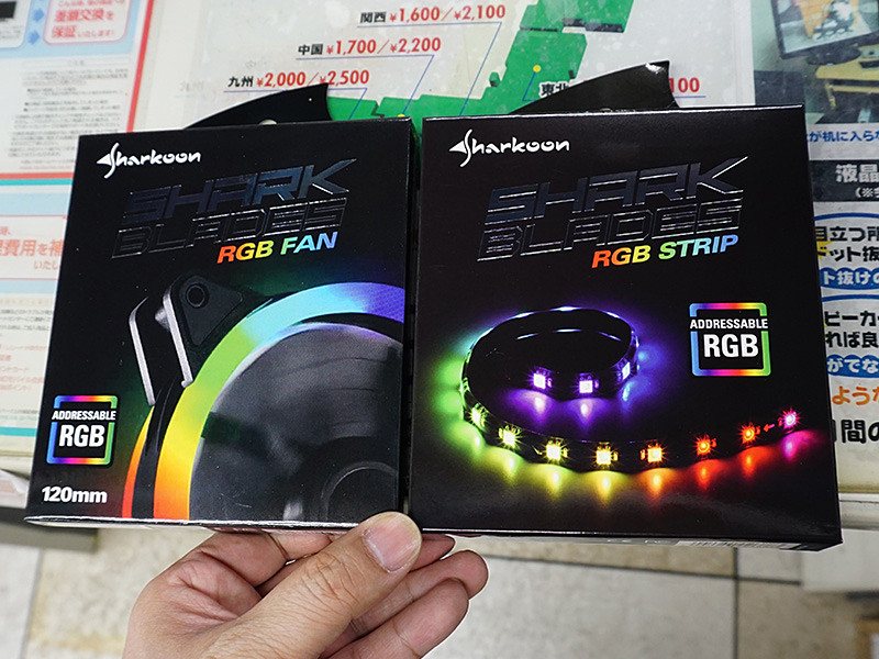 アドレサブルRGB LED搭載の12cmファン「SHARK Blades RGB Fan」が発売