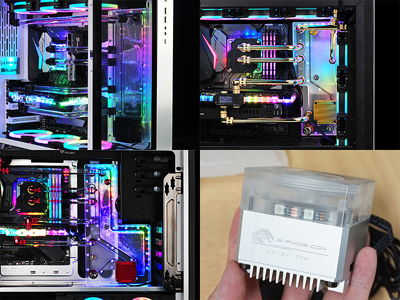 水路一体型の水冷リザーバーがBykskiから、NZXTなど一部ケース専用