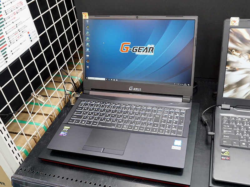 ジャンク G-GEAR i7 9750h rtx 2060 N1573K GeForce RTX 2060搭載15.6型ノート「G-GEAR note N1572K」が発売