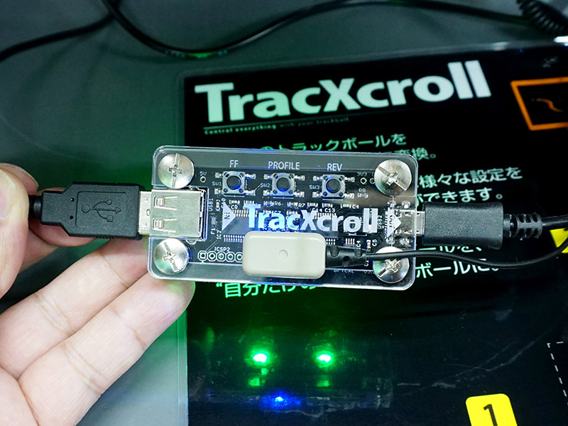 トラックボールをハックして機能を割り振る「TracXcroll」が発売