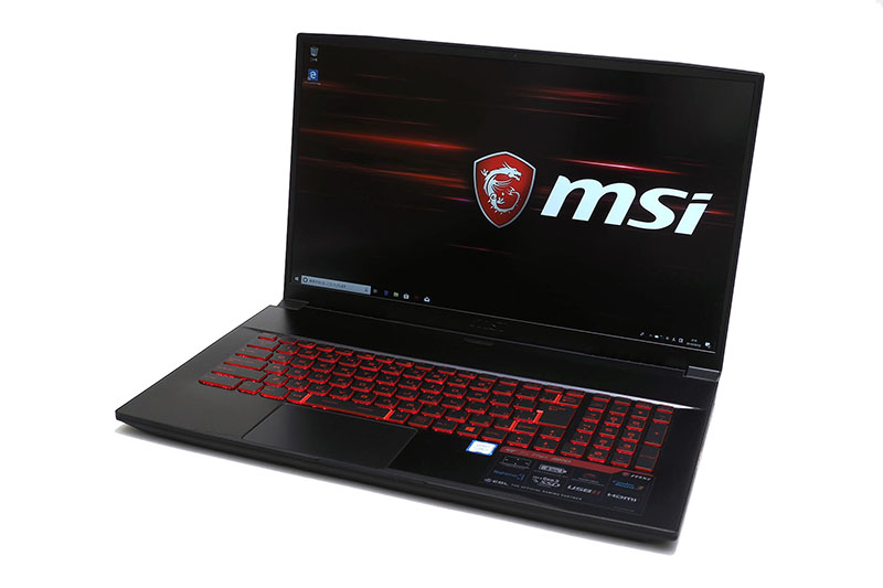 15万円の高コスパなゲーミングノートPC「MSI GF75 Thin」を試す、6コア