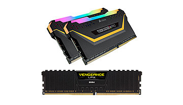 CORSAIRの光るDDR4メモリが複数入荷、ASUS TUF Gaming Allianceモデル