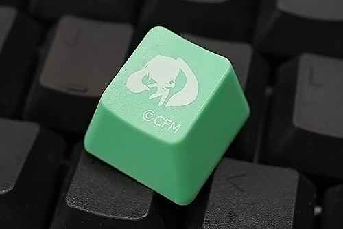 ツクモが初音ミクのキーキャップをゲームショウでプレゼント