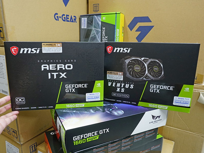 MSIのGeForce GTX 1660 SUPERは2製品、179mmのショート基板など