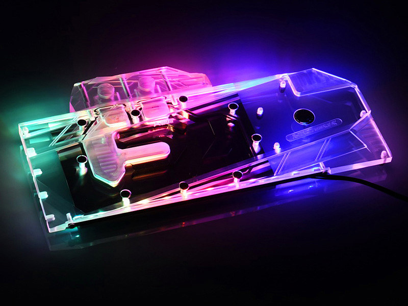 Radeon RX 5700 XT向けの水冷ブロックがBykskiから、アドレサブルRGB
