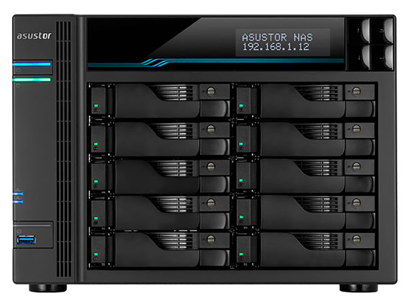 ASUSTORの10ベイNAS「AS6510T」が入荷、10GbEと2.5GbEを各2ポート搭載