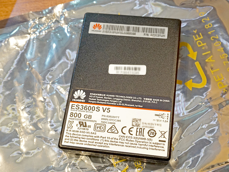 ③-WA402-HUAWEI SAS 800GB 2.5 SSD 10点セット tes36sv51.jpg